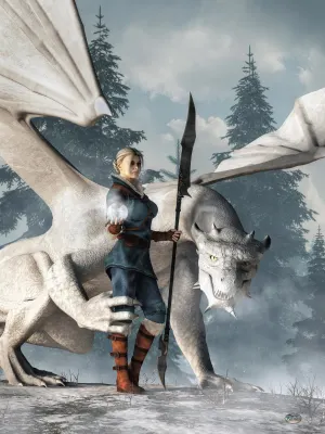 The Sorceress of the White Dragon Dragon By GoodWay Puzzles