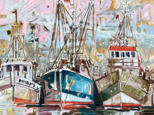 Caramel Candy Harbor Abstract By GoodWay Puzzles