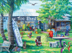 The Tin Shed - 1000 Nostalgic & Retro By GoodWay Puzzles