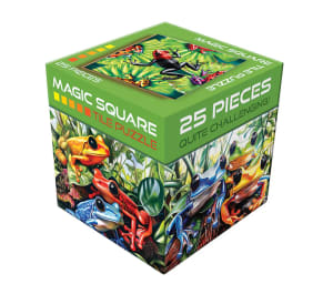 Frogs: Magic Square puzzle (25pc) Reptile & Amphibian By Outset Media