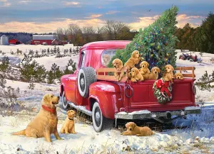 Family Outing Christmas By Cobble Hill