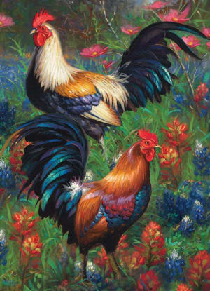 Roosters Farm Animal By Cobble Hill