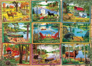 Postcards from Lake Country Collage By Cobble Hill