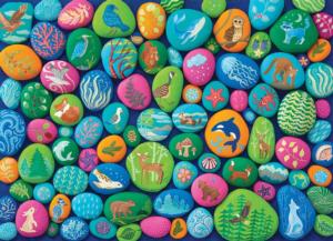 Northwest Stones Collage Jigsaw Puzzle By Cobble Hill