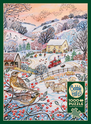 Hilltop Farm Winter By Cobble Hill