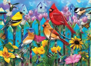 On the Fence Birds Jigsaw Puzzle By Cobble Hill