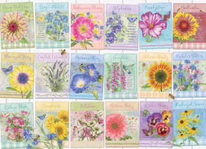 Seed Packets Collage By Cobble Hill