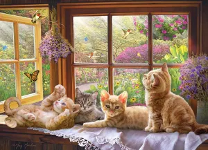 Sunbeam (kittens) Around the House By Cobble Hill