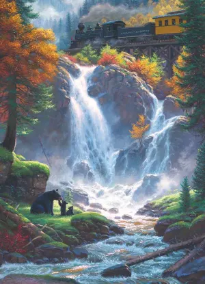 Mountain Pass Waterfall By Cobble Hill