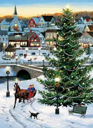 Village Tree Christmas By Cobble Hill