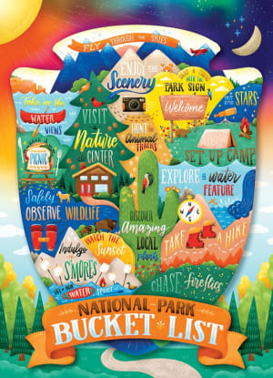 Bucket List National Parks By Cobble Hill