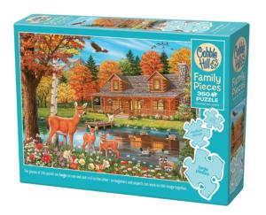 Cottage Pond Cabin & Cottage Family Pieces By Cobble Hill