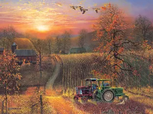 Taking a Break Landscape By Cobble Hill