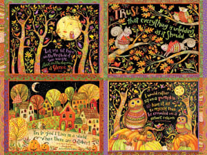 Autumn Reflections Collage By Cobble Hill