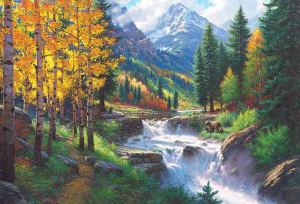 Rocky Mountain High Mountain By Cobble Hill