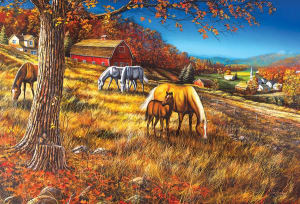 Hillside Gathering Fall By Cobble Hill