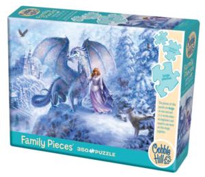 Ice Dragon Winter Family Pieces By Cobble Hill