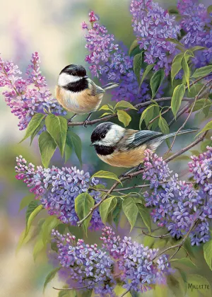 Chickadee Duo Flower & Garden By Cobble Hill
