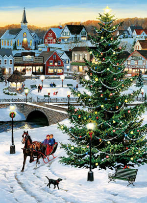 Village Tree (Small Box) Christmas By Jack Pine