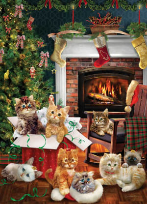 Christmas Kittens Christmas By Cobble Hill