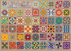 50 States Quilt Blocks United States By Cobble Hill