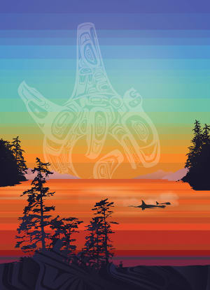 Salish Coast Colours Native American By Cobble Hill