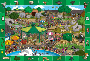 A Day at the Zoo Children's Cartoon By Eurographics