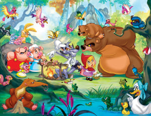 Little Red Riding Hood Children's Cartoon By Eurographics