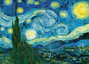 Starry Night Fine Art By Eurographics