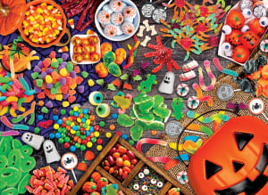 thumbnail image 2 of Vermont Christmas Company Halloween Nightmare 100-Piece Jigsaw Puzzle - 19x13 Inches 2 of 13