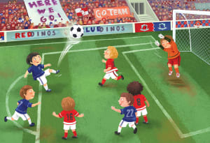 Junior League Soccer Children's Cartoon By Eurographics