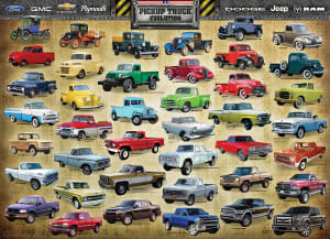Pickup Truck Evolution Collage By Eurographics