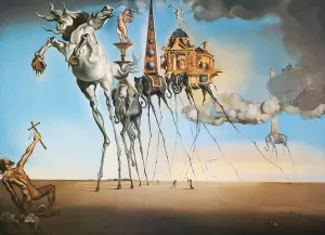 The Temptation of St. Anthony Surrealism By Eurographics