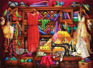 Sewing Room Quilting & Crafts Jigsaw Puzzle By Eurographics