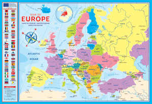 Map of Europe Europe By Eurographics