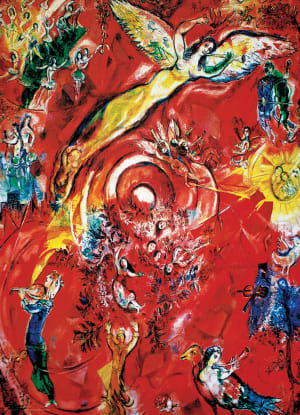 The Triumph of Music by Chagall Angel By Eurographics