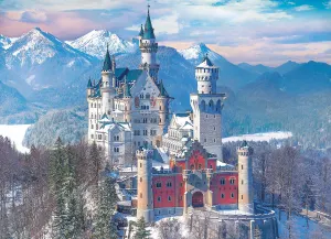 Neuschwanstein Castle in Winter Germany By Eurographics