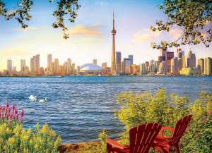 View from Toronto Island Canada By Eurographics