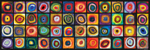 Color Squares Panoramic Pattern & Geometric By Eurographics