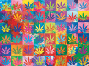 Weed Wonderland Collage By Eurographics