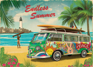 VW Endless Summer Nostalgic & Retro By Eurographics