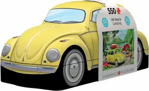 VW Beetle Camping Tin Lakes & Rivers By Eurographics