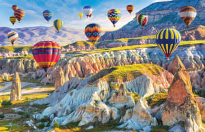 Air Balloon, Cappadocia, Turkey Hot Air Balloon By Eurographics