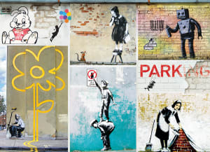 Street Art by Banksy Contemporary & Modern Art By Eurographics
