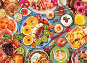 Breakfast Table Food and Drink By Eurographics