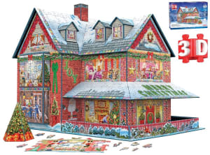 3D Puzzle - Christmas House Christmas By Eurographics