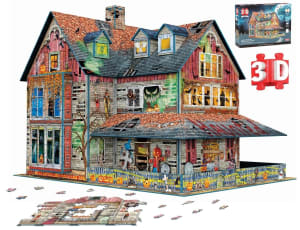 3D Puzzle - Haunted House Halloween By Eurographics