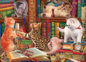 Puzzling Cats Books & Reading By Eurographics
