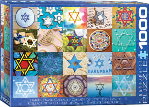 Hanukkah - Star of David Collage Hanukkah By Eurographics