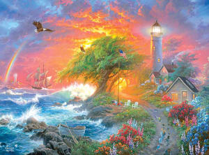 Coastal Light Beach & Ocean By RoseArt